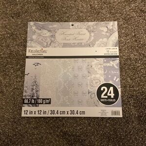 Recollections Halloween Haunted Forest Paper Pad 12 Designs 24 Sheets 12x12 NEW